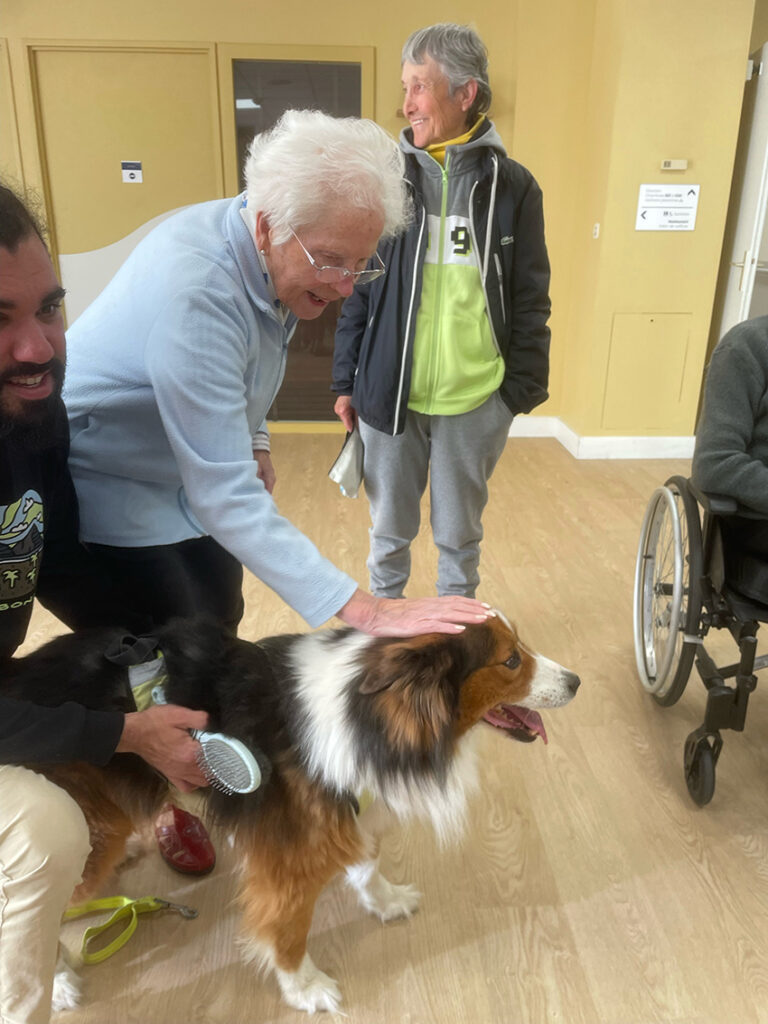 Visite de Mylo le chien